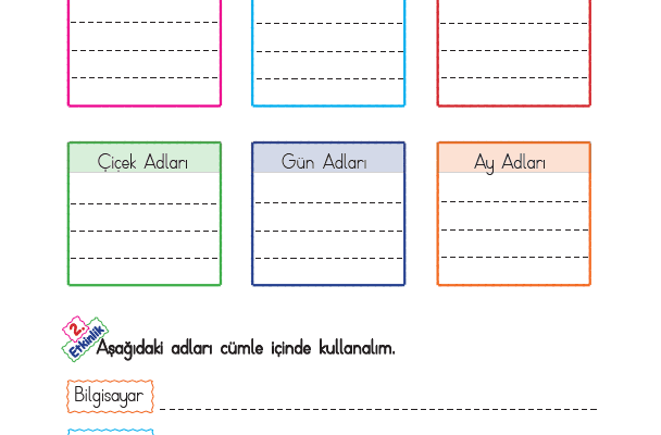 1. Sınıf Ad(İsim) Bilgisi - 1 - Soner Hoca