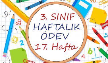 3. Sınıf Haftalık Ödev (1. Dönem 17. Hafta) 3. Sınıf Haftalık Ödev (1. Dönem 17. Hafta)