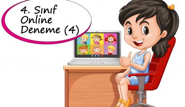 4. Sınıf Online Deneme Sınavı – 4 (2020-2021) 4. Sınıf Online Deneme Sınavı – 4 (2020-2021)