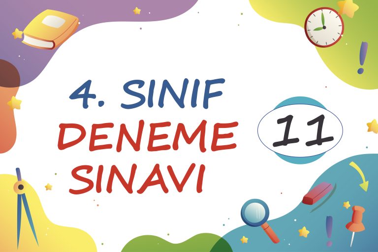 4. Sınıf Deneme Sınavı – 11 (2021-2022)