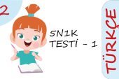 2. Sınıf 5N1K Testi – 1(Kolay Seviye)