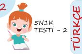 2. Sınıf 5N1K Testi – 2(Orta Seviye)