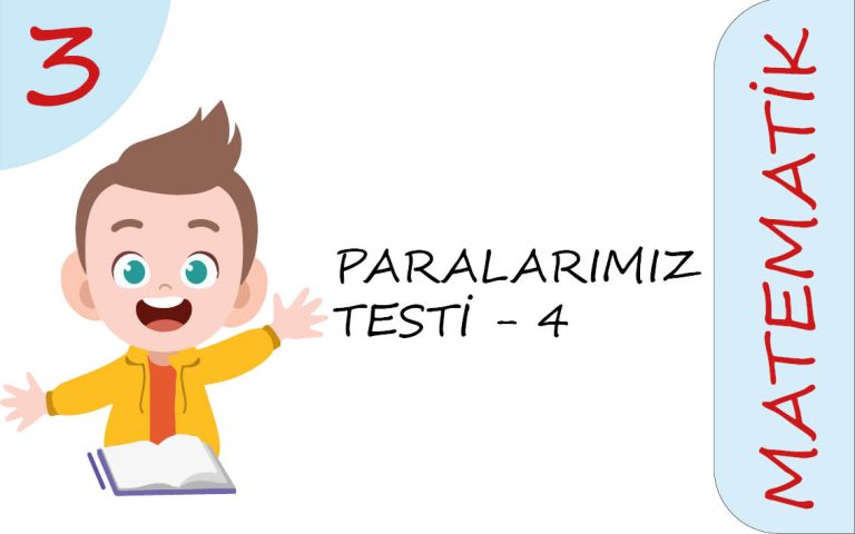 3. Sınıf Paralarımız Testi – 4 (Yeni Nesil)