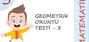 3. Sınıf Geometrik Örüntüler Testi – 3 (Zor Seviye)