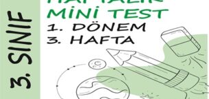3. Sınıf Haftalık Mini Test (1. Dönem 3. Hafta)