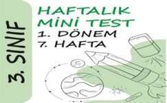 3. Sınıf Haftalık Mini Test (1. Dönem 7. Hafta)