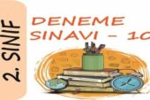 2. Sınıf Deneme Sınavı – 10