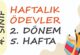 4. Sınıf Haftalık Ödev (2. Dönem 5. Hafta)