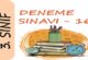 3. Sınıf Deneme Sınavı – 16