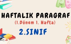2. Sınıf Haftalık Paragraf (1. Dönem 1. Hafta) – PDF İndir 2. Sınıf Haftalık Paragraf (1. Dönem 1. Hafta) – PDF İndir