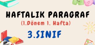 3. Sınıf Haftalık Paragraf (1. Dönem 1. Hafta) – PDF İndir