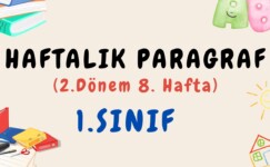 1. Sınıf Haftalık Paragraf (2. Dönem 8. Hafta) – PDF İndir