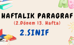 2. Sınıf Haftalık Paragraf (2. Dönem 13. Hafta) – PDF İndir